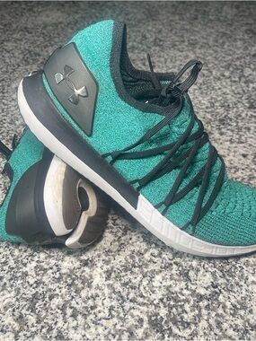 Under Armour Speedform Slingshot Running Shoes Teal Black Men’s 13 Sneakers